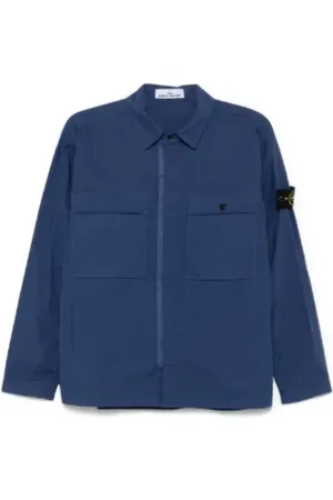 Stone Island Hombre, Chaquetas, Azul, Talla: L