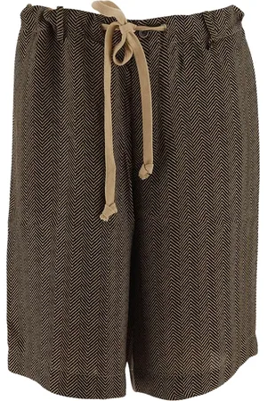 UMA WANG Hombre, Pantalones cortos, Marrón, Talla: M