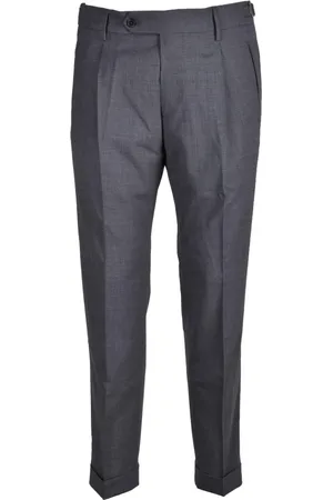 Berwich Hombre, Pantalones, Gris, Talla: S