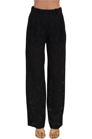 ACTUALEE Mujer, Pantalones, Negro, Talla: M