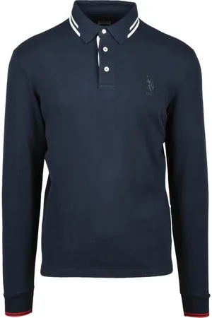 U.S. Polo Assn. Hombre, Camisetas, Azul, Talla: L