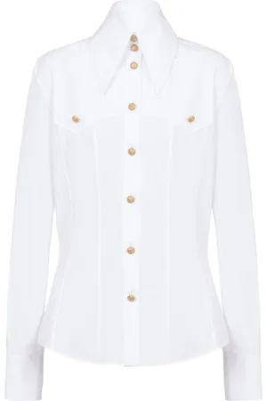 Balmain Mujer, Blusas y Camisas, Blanco, Talla: S