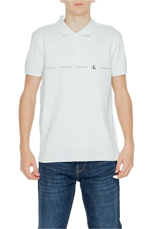 Calvin Klein Hombre, Camisetas, Blanco, Talla: S