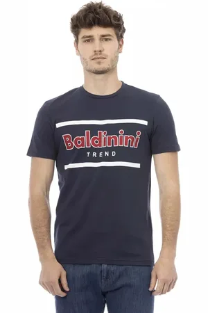 BALDININI Hombre, Camisetas, Azul, Talla: XS