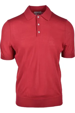 BALLANTYNE Hombre, Camisetas, Rojo, Talla: XL