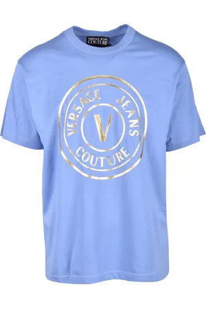 VERSACE Hombre, Camisetas, Azul, Talla: XL