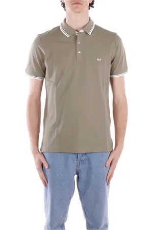 FAY Hombre, Camisetas, Verde, Talla: L