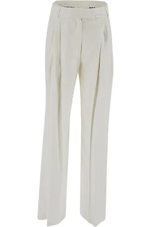 Des Phemmes Mujer, Pantalones, Blanco, Talla: S