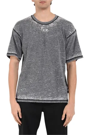 Diesel Hombre, Camisetas, Gris, Talla: 2XL