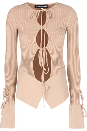 ANDREA ADAMO Mujer, Camisetas, Marrón, Talla: S