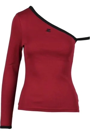 Courrèges Mujer, Camisetas, Rojo, Talla: M