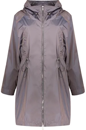 MOORER Mujer, Abrigos, Gris, Talla: M