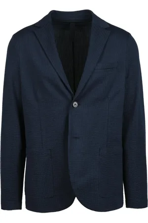 Harris Wharf London Hombre, Chaquetas, Azul, Talla: L