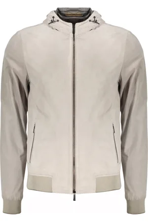 MOORER Hombre, Chaquetas, Gris, Talla: L