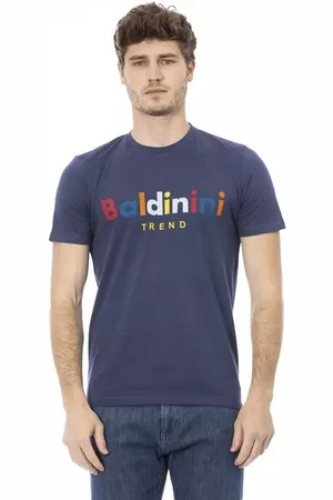 BALDININI Hombre, Camisetas, Azul, Talla: M