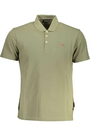 Napapijri Hombre, Camisetas, Verde, Talla: M