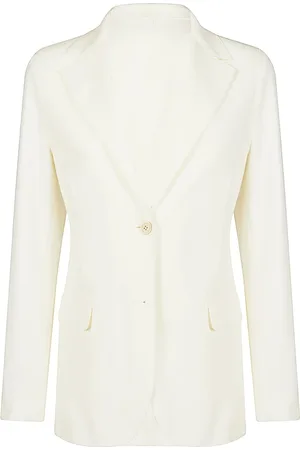 ELEVENTY Mujer, Chaquetas, Blanco, Talla: 2XS