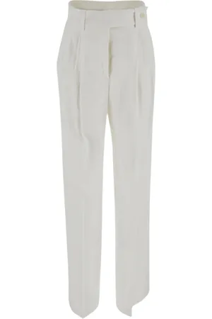 Alberta Ferretti Mujer, Pantalones, Blanco, Talla: M