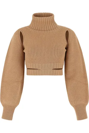 ANDREA ADAMO Mujer, Jerseys, Marrón, Talla: M