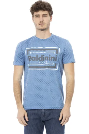 BALDININI Hombre, Camisetas, Azul, Talla: M