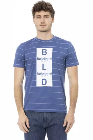 BALDININI Hombre, Camisetas, Azul, Talla: S