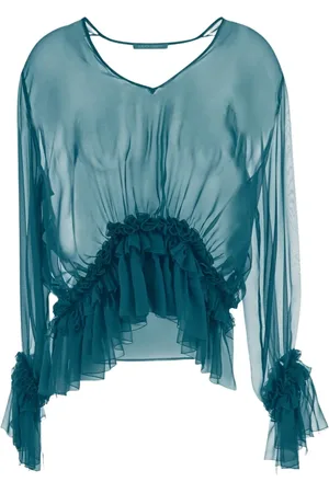 Alberta Ferretti Mujer, Blusas y Camisas, Azul, Talla: S