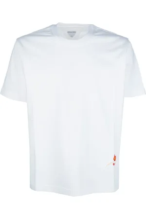 Bottega Veneta Hombre, Camisetas, Blanco, Talla: M