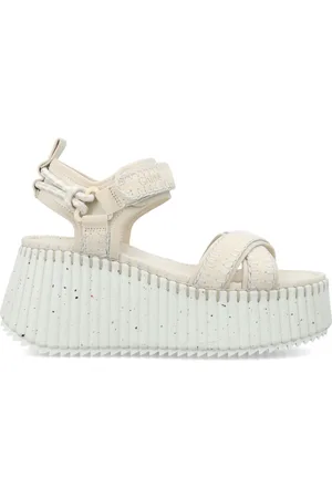Chloé Mujer, Zapatos, Blanco, Talla: 40 EU