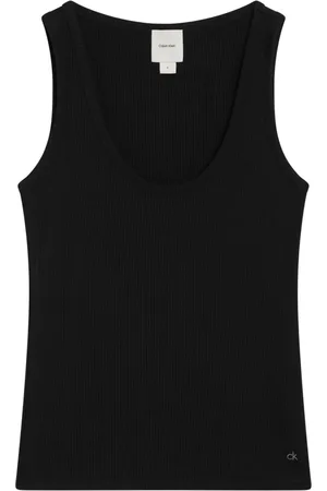 Calvin Klein Mujer, Camisetas, Negro, Talla: L