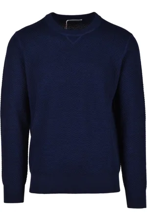 KANGRA CASHMERE Hombre, Jerseys, Azul, Talla: L