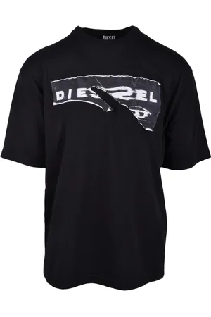 Diesel Hombre, Camisetas, Negro, Talla: 2XL