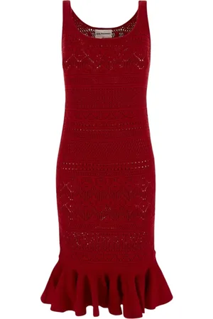Des Phemmes Mujer, Vestidos, Rojo, Talla: S