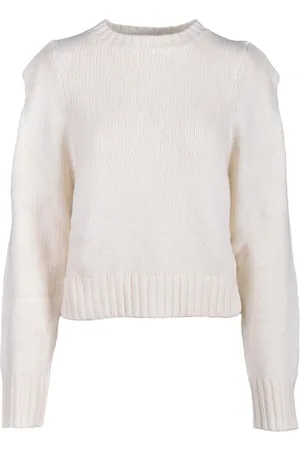 WEILI ZHENG Mujer, Jerseys, Blanco, Talla: L