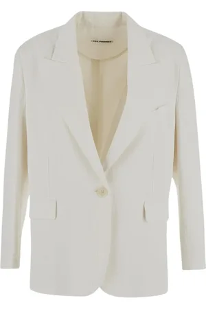 Des Phemmes Mujer, Chaquetas, Blanco, Talla: S
