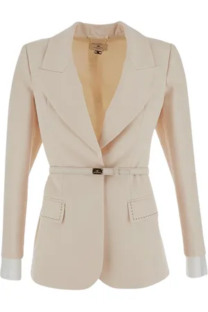 Elisabetta Franchi Mujer, Chaquetas, Amarillo, Talla: L