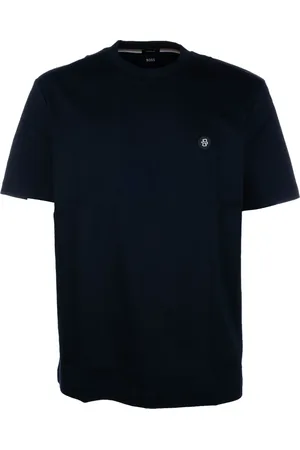 HUGO BOSS Hombre, Camisetas, Azul, Talla: S