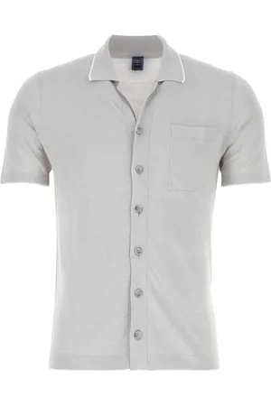 FEDELI Hombre, Camisetas, Gris, Talla: L