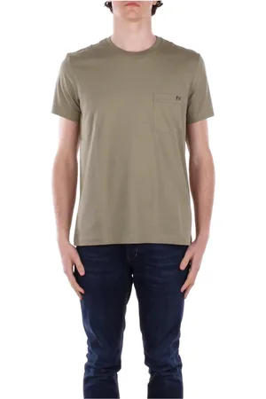 FAY Hombre, Camisetas, Verde, Talla: M