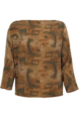 Cortana Mujer, Blusas y Camisas, Marrón, Talla: M