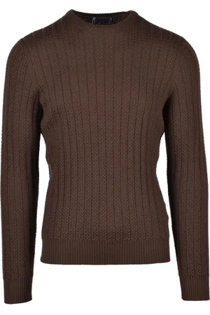 VENGERA Hombre, Jerseys, Marrón, Talla: 3XL
