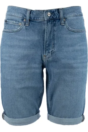Calvin Klein Hombre, Pantalones cortos, Azul, Talla: W33