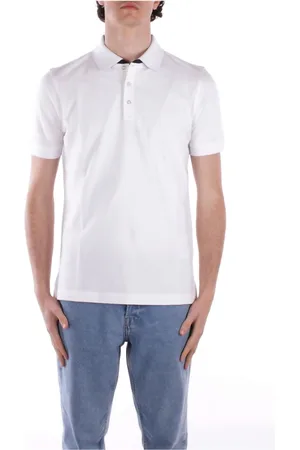 FAY Hombre, Camisetas, Blanco, Talla: 2XL