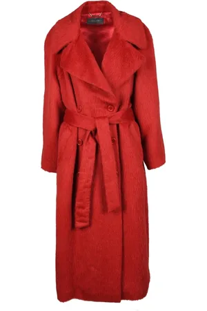 Alberta Ferretti Mujer, Abrigos, Rojo, Talla: S