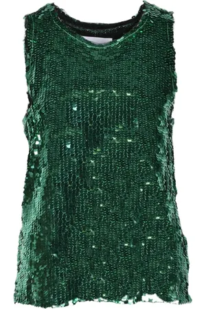 ERIKA CAVALLINI Mujer, Camisetas, Verde, Talla: S