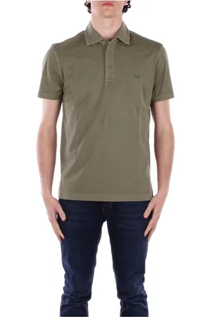 FAY Hombre, Camisetas, Verde, Talla: M