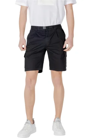 HUGO BOSS Hombre, Pantalones cortos, Negro, Talla: W34