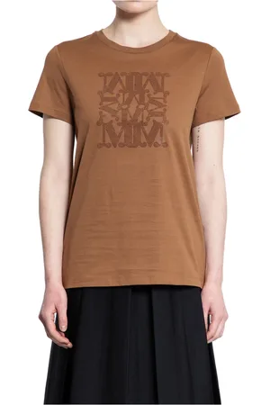 Max Mara Mujer, Camisetas, Marrón, Talla: XL