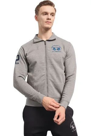 La Martina Hombre, Sudaderas, Gris, Talla: XL