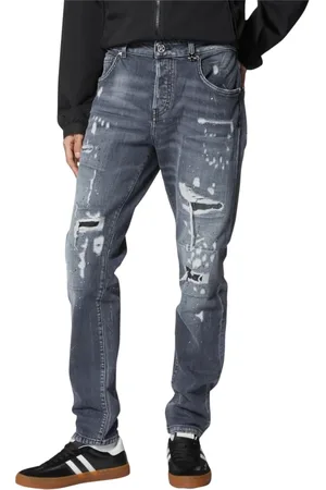 John Richmond Hombre, Vaqueros, Gris, Talla: W36