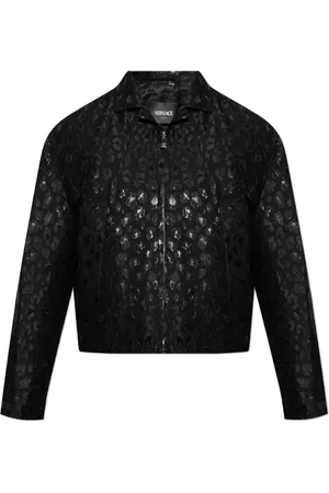 VERSACE Hombre, Chaquetas, Negro, Talla: L